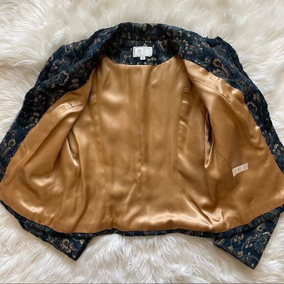 Alberto Makali Jacquard Sequin Women’s Blazer Size 6 - Picture 11 of 13